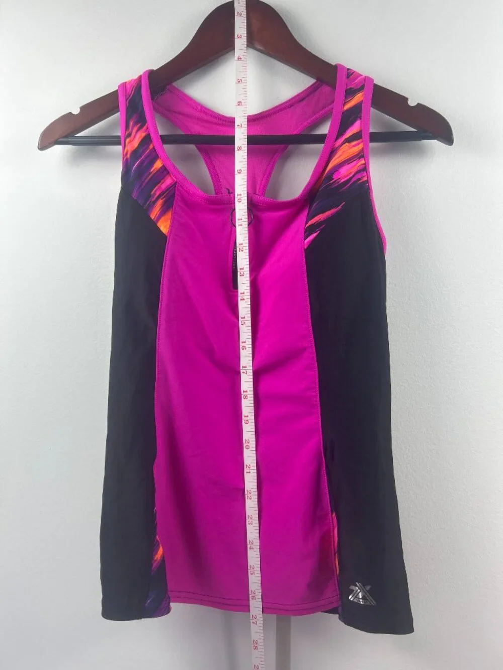 Zero X Posur Swimwear Top Racerback Swimsuit Size M